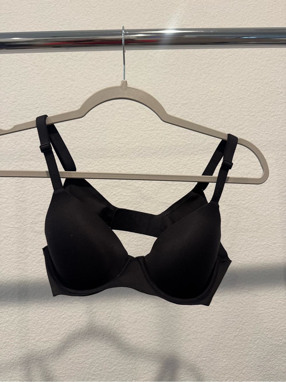 aerie Black Strappy Push-Up Bra